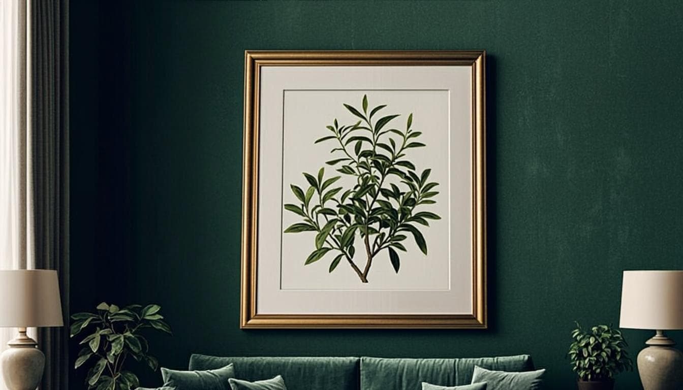 Premium digital art print display